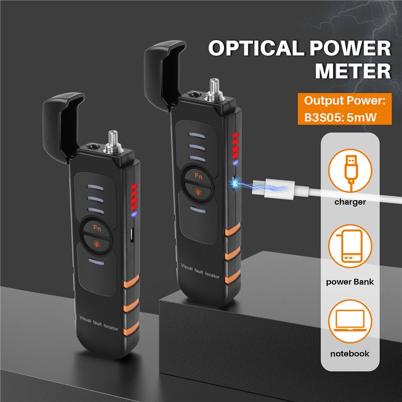 Lighting Visual - [NEWA08R】 Penguji Serat Optik Tipe Pena