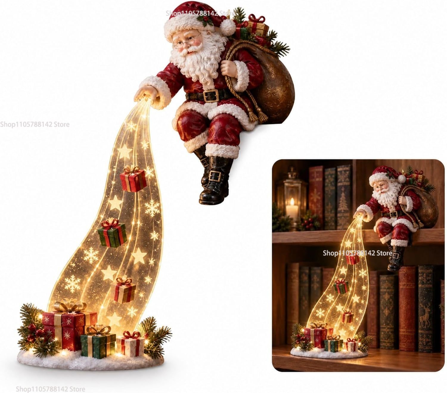 Lighting Christmas Decor - Dekorasi Pemandangan Natal dengan Lampu yang