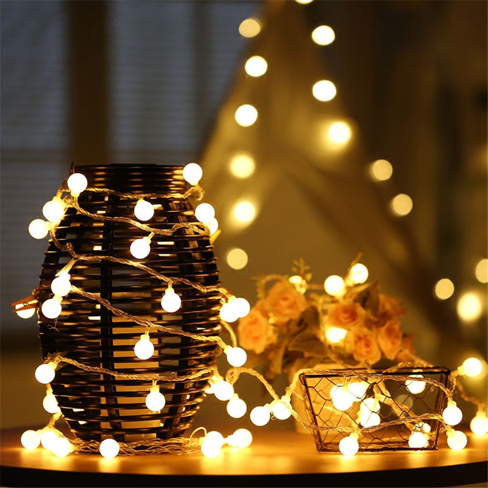 Lampu String Tenaga Surya/USB/ - Lighting Christmas Decor ulasan dan harga