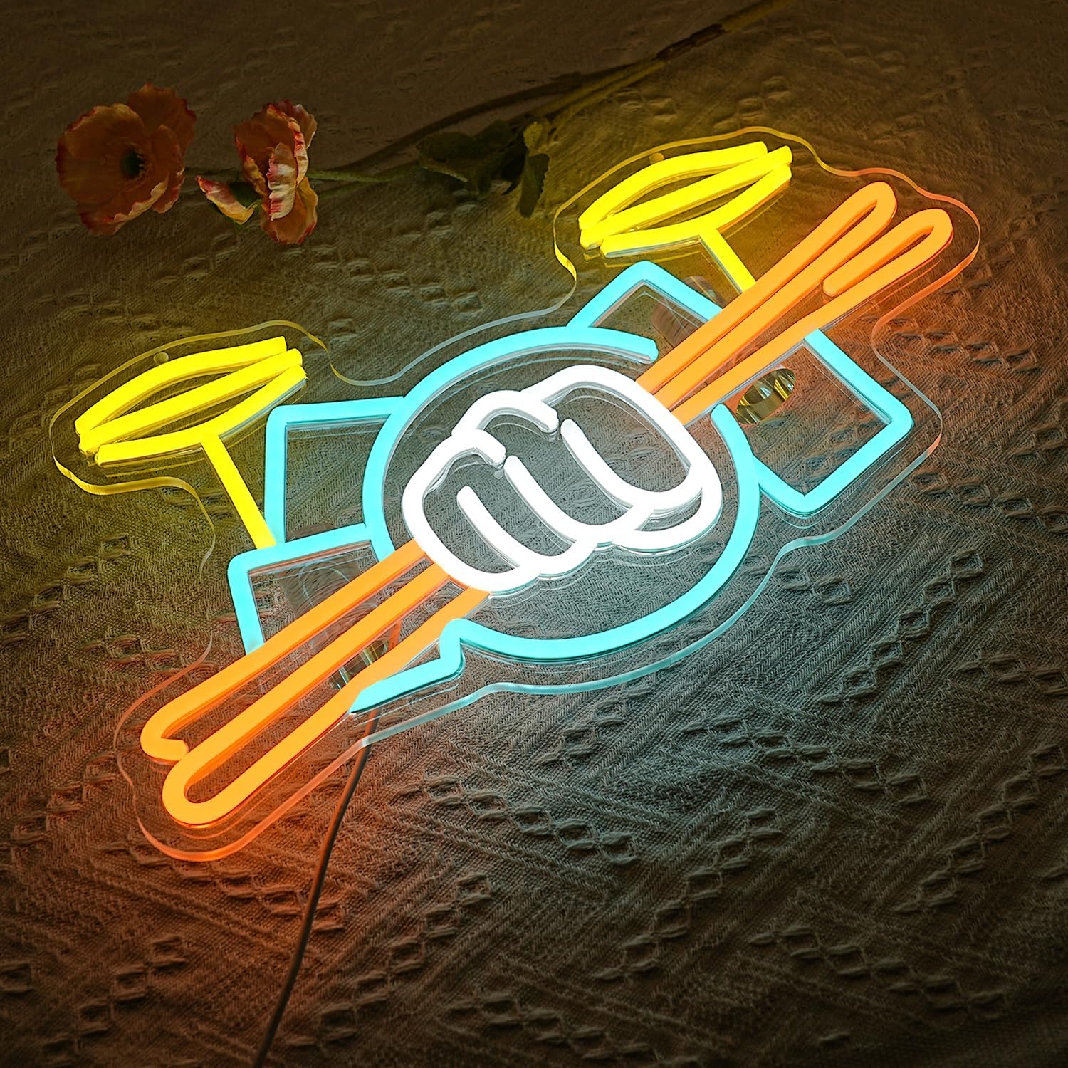 Lampu Neon LED Set Drum Berten - Lighting Decoration Ideas ulasan dan harga