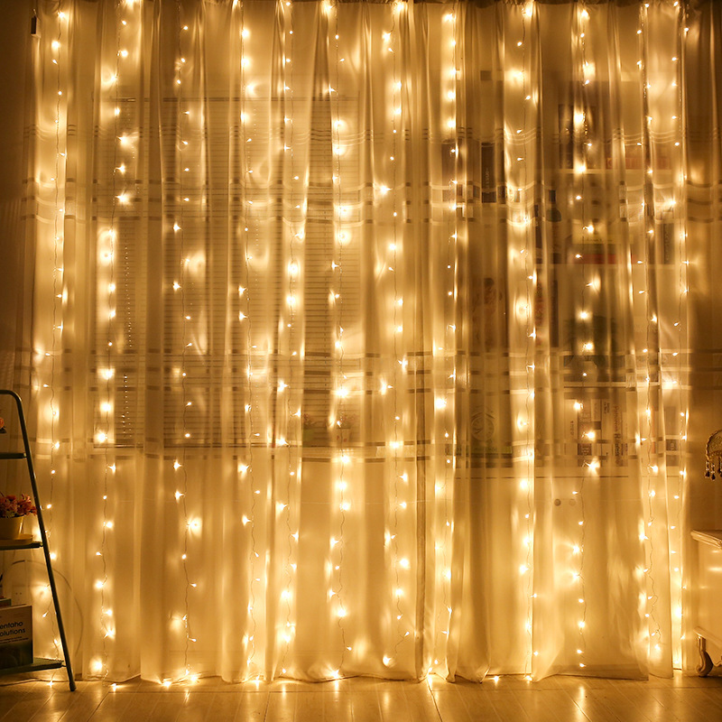 Lampu Tali Tirai LED USB denga - Lighting Decoration Ideas ulasan dan harga