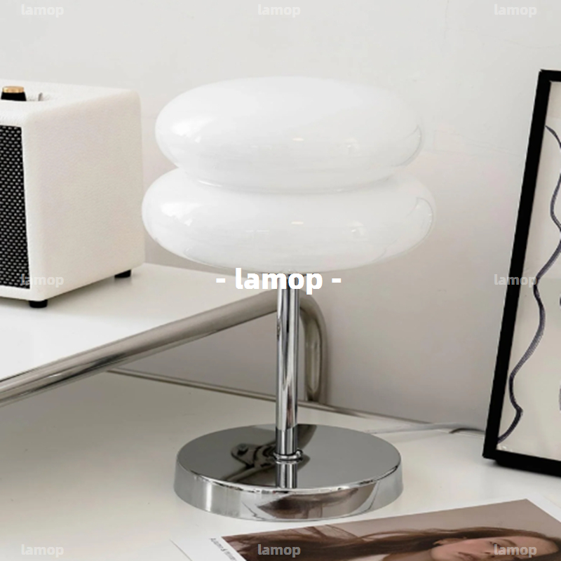 Lampu Meja Bauhaus Cream-Globe - Lighting Decor Bedroom ulasan dan harga