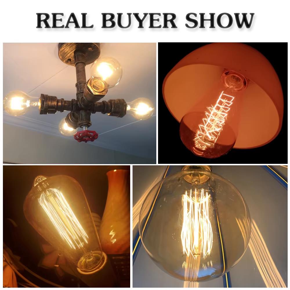 Bohlam Lampu Retro Edison E27  - Lighting Decoration Ideas ulasan dan harga