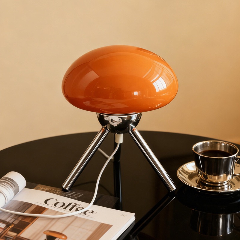 Lampu Meja Kaca Bentuk Jamur G - Lighting Decor Bedroom ulasan dan harga