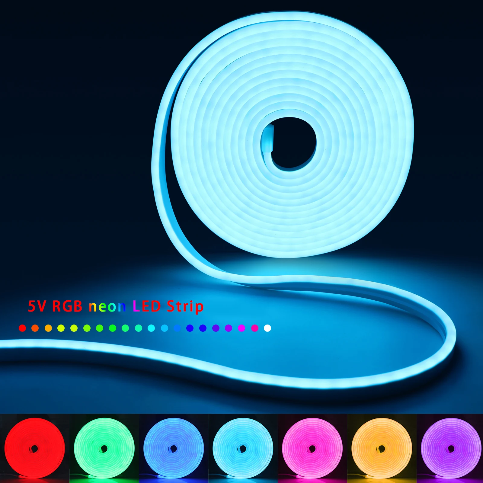 Lampu Strip LED Neon RGB 1-5m  - Lighting Decoration Ideas ulasan dan harga
